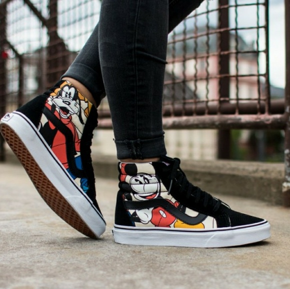 vans mickey high tops
